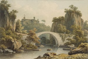 A view of Civita Castellana by John Warwick Smith